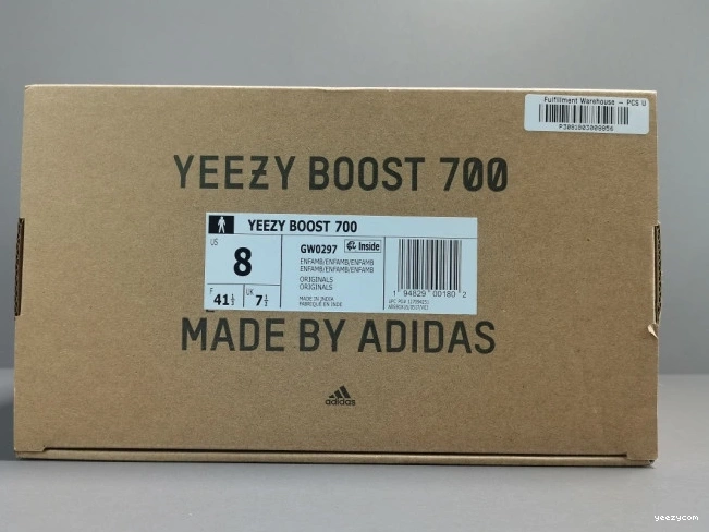 Adidas Boost GW0297 Amber Enflame 700 Yeezy 1021